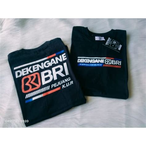 Jual PROMO Kaos Dekengane BRI Pusat Pejuang Kur Baju Dekengan BRI