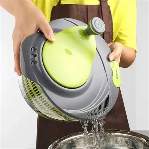 Salad Spinner 4l Fruits And Vegetables Dryer Quick Dry Design Bpa Free