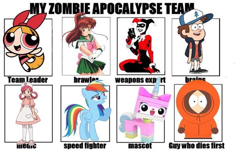 My Cartoon Zombie Apocalypse team | Cartoon Amino