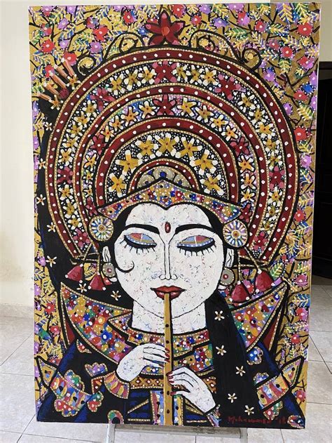 Flute Player Painting By Mohammed Harahap Saatchi Art