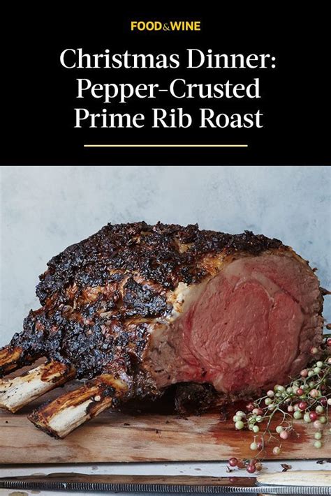 Pepper Crusted Prime Rib Roast Recipe Recipe Prime Rib Roast Prime Rib Recipe Prime Rib