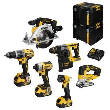 Dewalt Dck P T Gb V Xr Brushless Piece Kit With Free Dcg N Xj