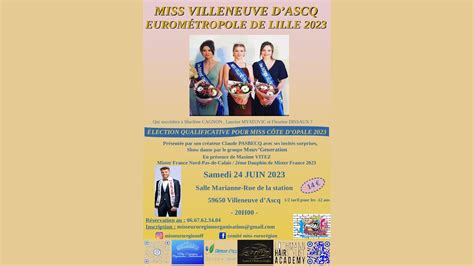 Miss Villeneuve dAscq 2023 Villeneuve dAscq Benoît MEURICE YouTube