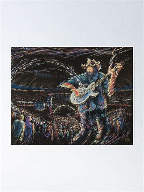 "Chris Stapleton Concert Painting" Poster by madkeenoff | Redbubble