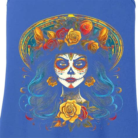 De Los Muertos La Catrina Day Of The Dead Sugar Skull Ladies Essential