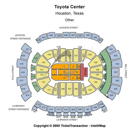 Houston toyota center tickets seating maps