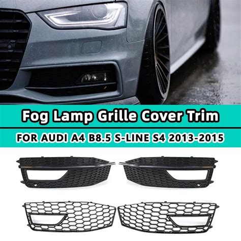 2x Nebels Chein Werfer Lampen Abdeckung Grill F R Audi A4 B 8 5 S Linie