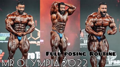 HADI CHOOPAN Mr Olympia 2022 Posing Routine YouTube