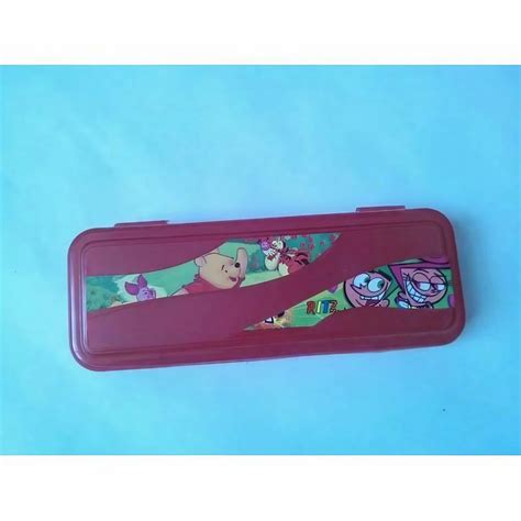 Geomax Plastic Personalised Pencil Box For School Packaging Type