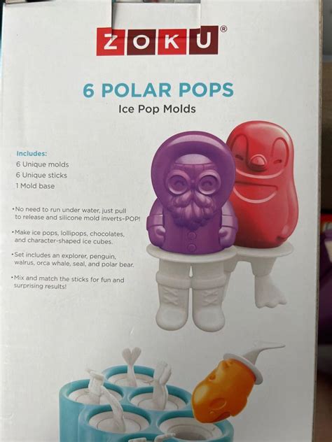 Zoku Polar Pops Ice Pop Molds Furniture Home Living Kitchenware