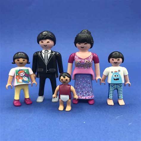 Playmobil Aziatisch Gezin Werken Met Poppetjes