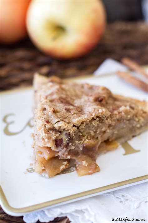 Rustic Dutch Apple Pie - A Latte Food