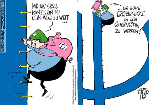 Karikatur Cartoon Satire Politik Wirtschaft Zeichnung Illustration