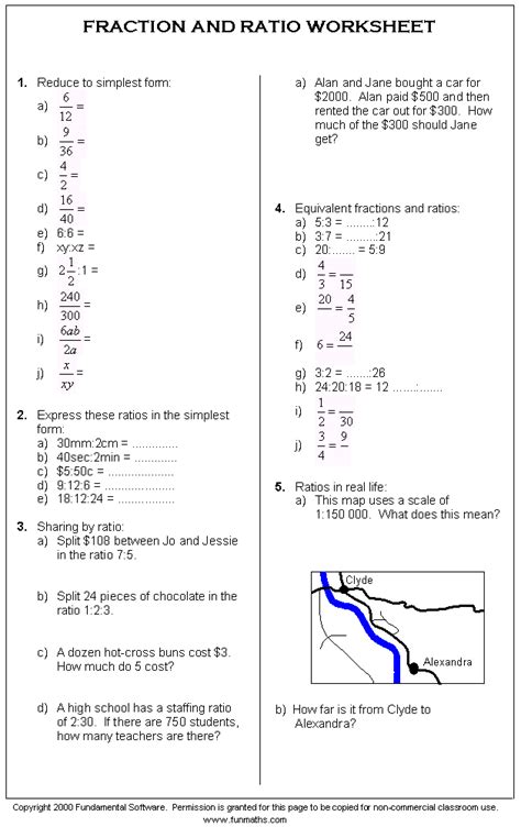 Free High School Math Worksheet From Fun Math Maths 7th