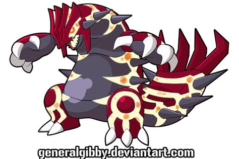 Primal Groudon By Generalgibby