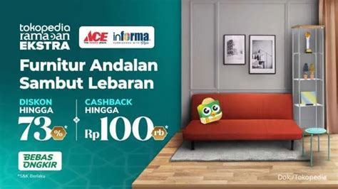 Promo Tokopedia April 2022 Belanja Produk ACE Informa Dapat Diskon Dan