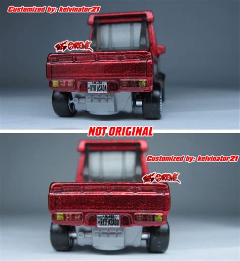 Hot Wheels CUSTOM Mighty K RED JAPANESE RYU ASADA LETTERING US LONG CARDED EBay