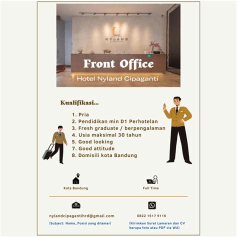 Lowongan Kerja Front Office Di Hotel Nyland Cipaganti LokerBandung Id