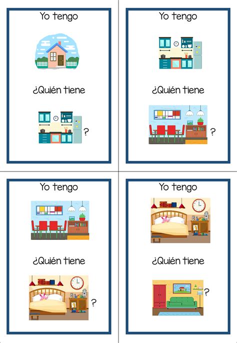 Partes De La Casa Parts Of The House Basic Vocabulary In Spanish Worksheets Library