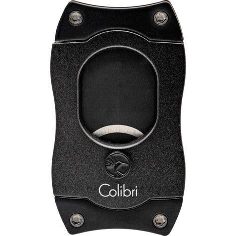 Cigar Cutter Colibri S Cut Black With Black Blades Haddocks Lightershop