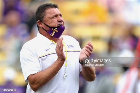 Ed Orgeron Photos Photos And Premium High Res Pictures Getty Images