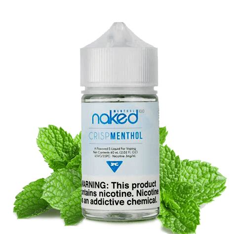 A Refreshing Storm Naked 100 Crisp Menthol E Juice Vape Products