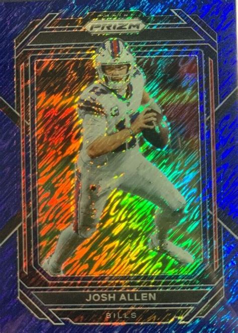 Josh Allen 2022 Prizm 29 Blue Shimmer 25 Sgc 95 Price Guide Sports