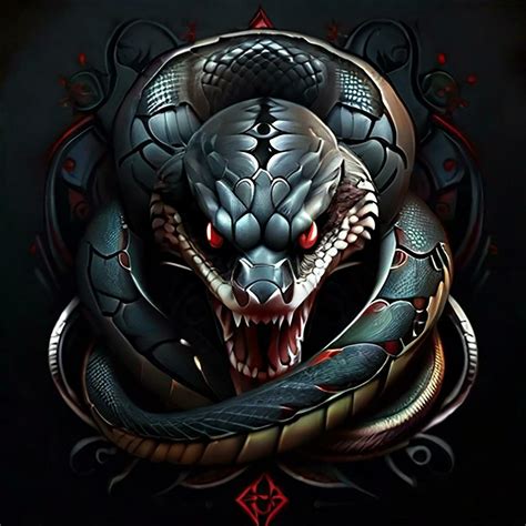 Evil Snake Tattoo 33082983 Stock Photo At Vecteezy