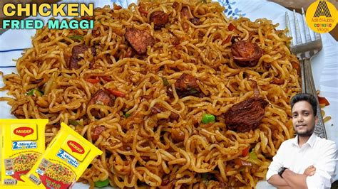 Chicken Fried Maggi Recipe Street Style Fried Maggi Chicken Maggi