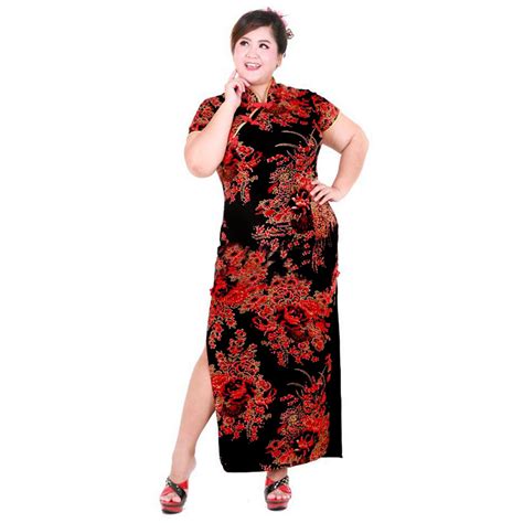 Langes Plus Size Asia China Qipao Kleid Princess Of Asia Mode