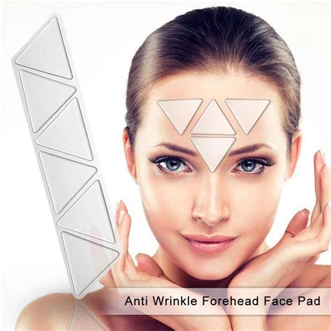 Buy Reusable Silicone Wrinkle Face Forehead Neck Sticker Face Lifting Wrinkle Removal Smooth