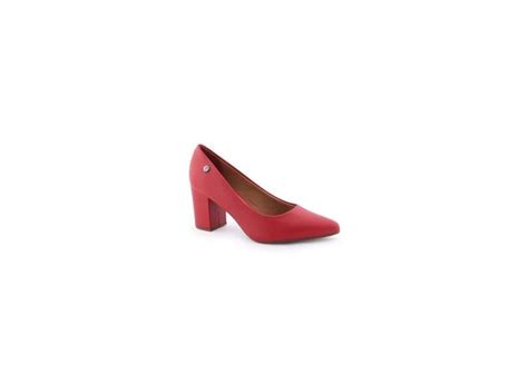 Sapato Scarpin Feminino 1290 400 Pelica Bico Afinado Vizzano O