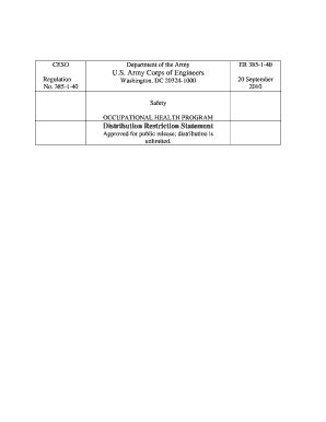 Fillable Online Corpslakes Usace Army Department Of The Army Natural