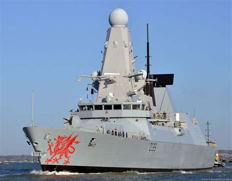 D Hms Dragon Type Guided Missile Destroyer Royal Navy