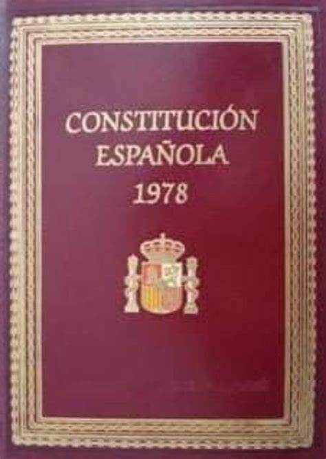 Constitucion EspaÑola 1978 Ed Lujo Numerada De Vvaa Casa Del Libro