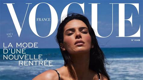 Kendall Jenner é destaque na capa da Vogue France de agosto