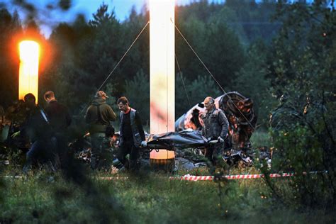 Pronađena tijela svih deset žrtava pada aviona u kojem je bio Prigožin