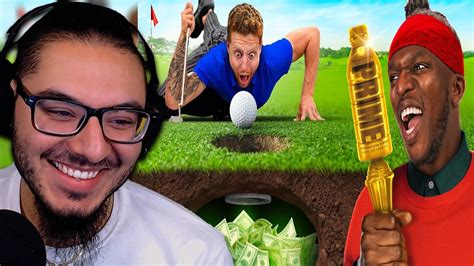 Sidemen £10000 Prime Golf Tournament Moresidemen Reaction Youtube