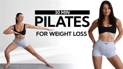 30 Min Pilates For Weight Loss Burn Fat And Tone Pilates Workout Youtube