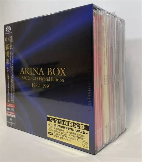 中森明菜 Akina Box 紙ジャケットandsacd Cdハイブリッド仕様 邦楽