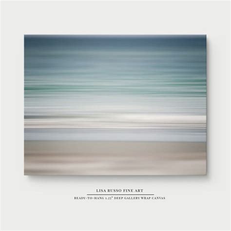 Coastal Blue Abstract Canvas Wall Art for Modern Office, Bathroom or Bedroom Decor - Etsy ...