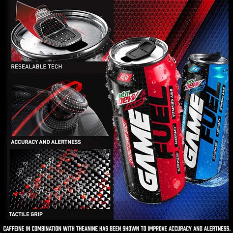 Buy Mountain Dew Game Fuel 4 Flavor Variety Pack 16oz Cans 12 Pack