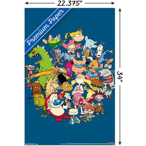 Trends International Nickelodeon Group Unframed Wall Poster Print White ...