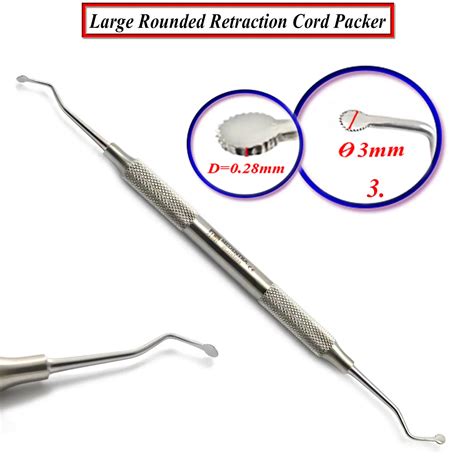 Stainless Steel Dental Gingival Cord Packer