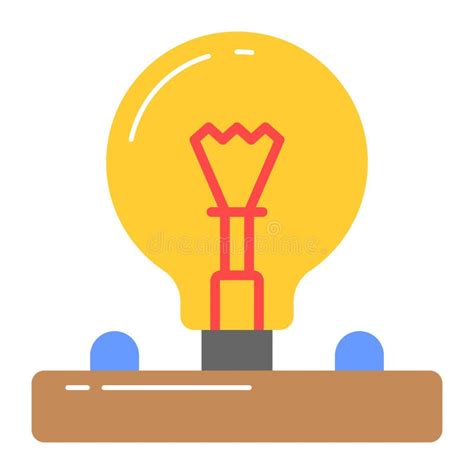 Electricity Light Bulb Vector Design Easy To Use Icon Stock Vector