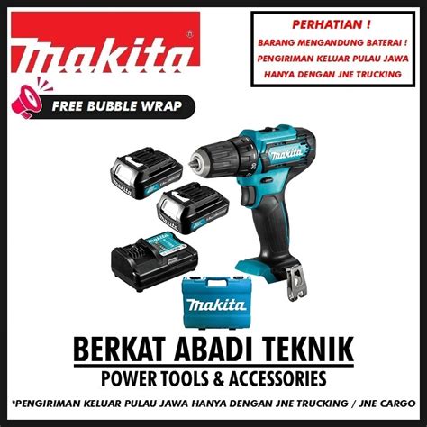 Jual MAKITA HP 333 DWYE Mesin Bor Cordless Drill Baterai HP333DWYE