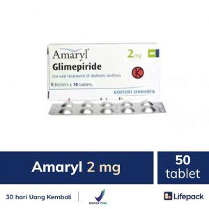 Amaryl Mg Tablet Obat Diabetes Lifepack Id