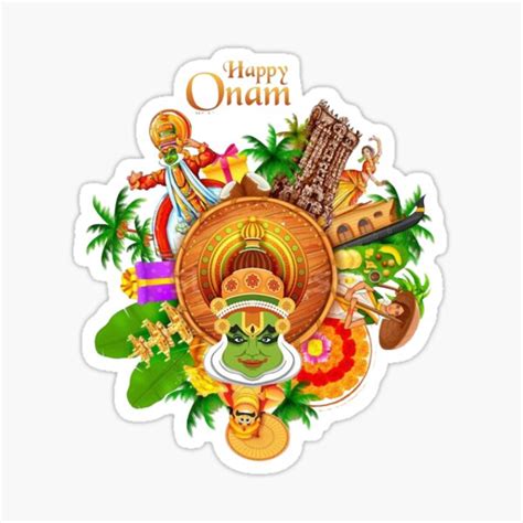 Kerala Onam Sticker For Sale By Thegumpshop Redbubble