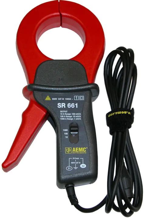 AEMC SR661 Ac Current Oscilloscope Probe User Manual