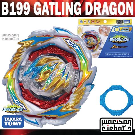 Takara Tomy Beyblade Burst BU B 199 Gatling Dragon Karma Charge Metal